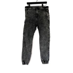 STANDARD CLOTH Men’s Acid Washed Denim Larsson Joggers Sz 32